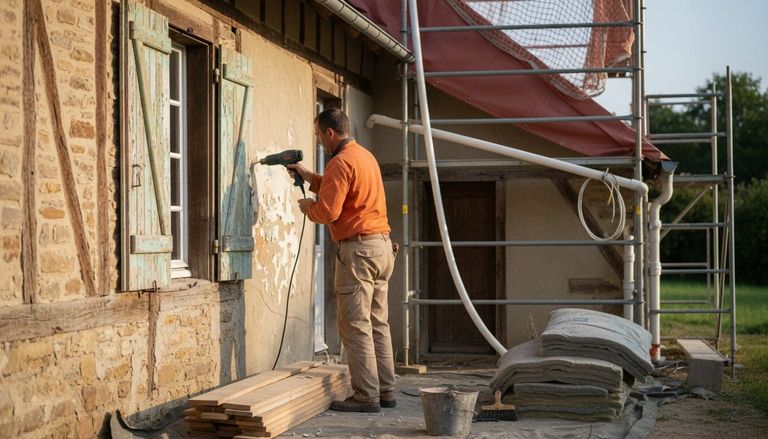 Décapant peinture extérieur : types, méthodes et erreurs