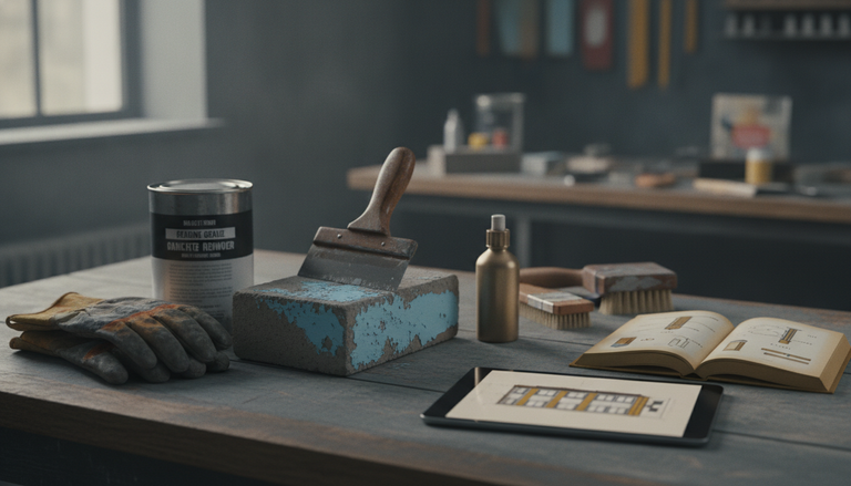Décapant peinture : guide complet pour bien choisir : Décapant peinture béton et maçonnerie : les spécificités