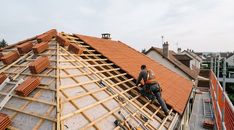 Prix toiture 100 m² : 5 500 à 25 000 € en 2026
